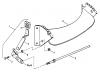 Snapper DP21500 - 21" Walk-Behind Mower, 5 HP, Steel Deck, Series 0 Ersatzteile Front Wheel Bracket