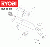 Ryobi Benzin RLT30CD Spareparts Seite 1