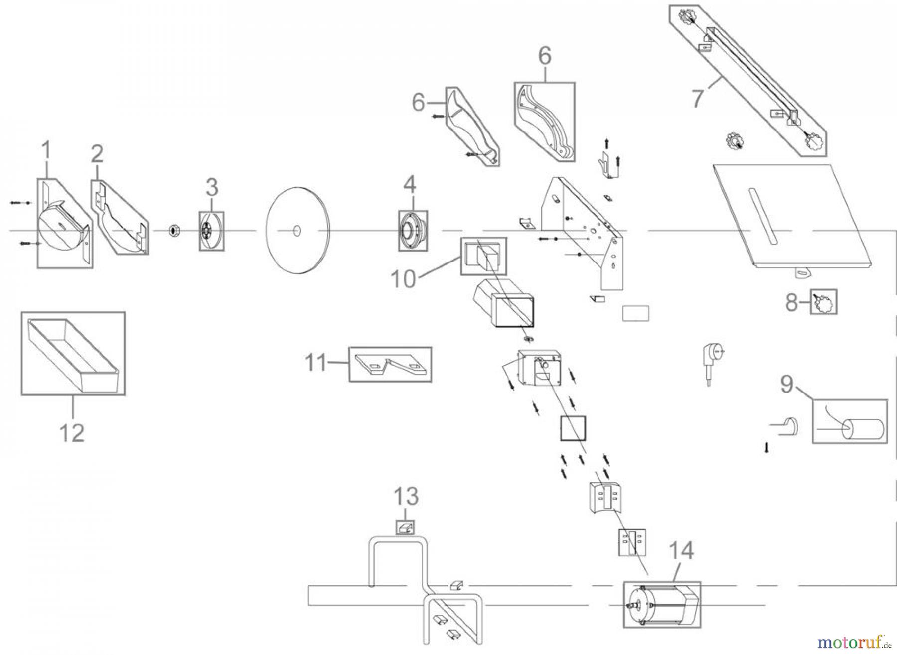 Güde Baugeräte Fliesenschneider FLIESENSCHNEIDER GF 180 - 55410 FSL55410-01