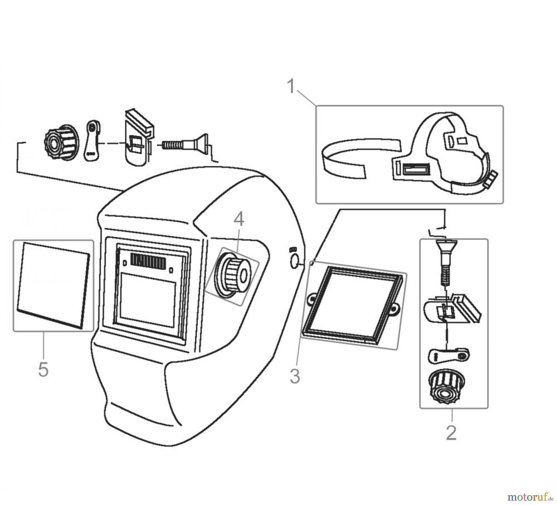 Kraft AUTOM KOPFSCHWEISSSCHILD 4/9-13 - 05164 FSL05164-01