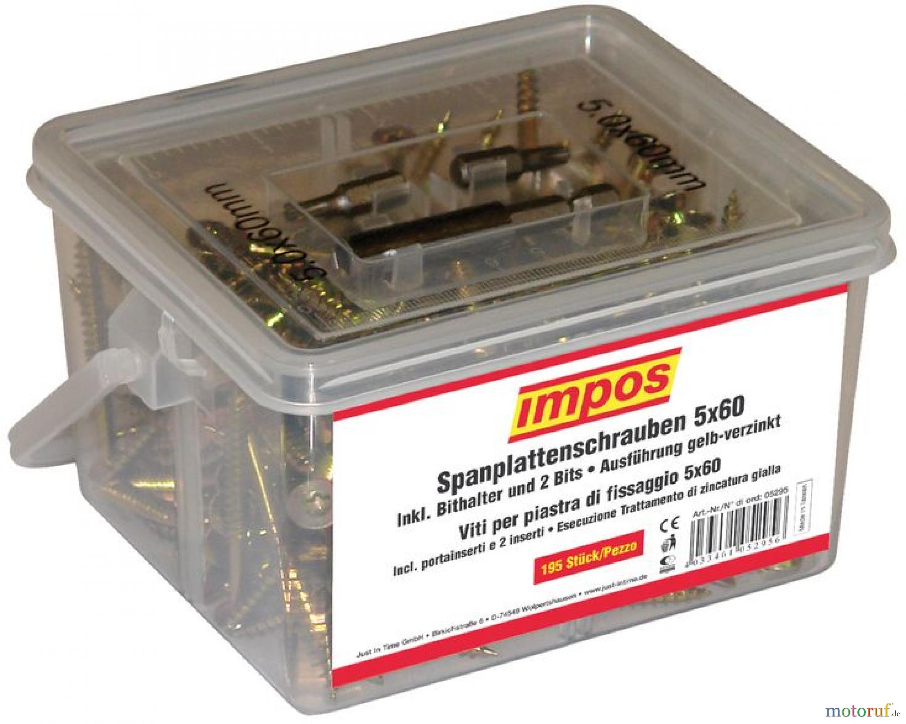 Impos (Güde) SPANPL.SCHRAUBEN 5X60 T-25 - 05295_EM