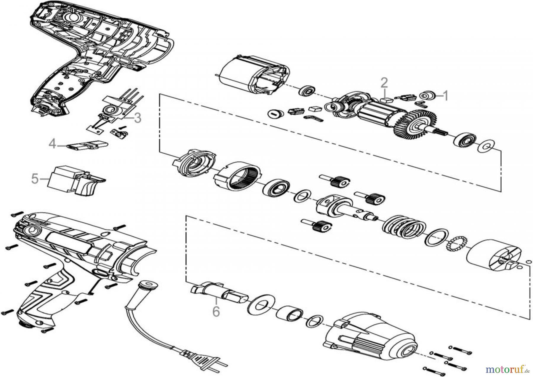 Kraft PROFI-SCHLAGSCHRAUBER 230 VOLT - 05178 FSL05178-01