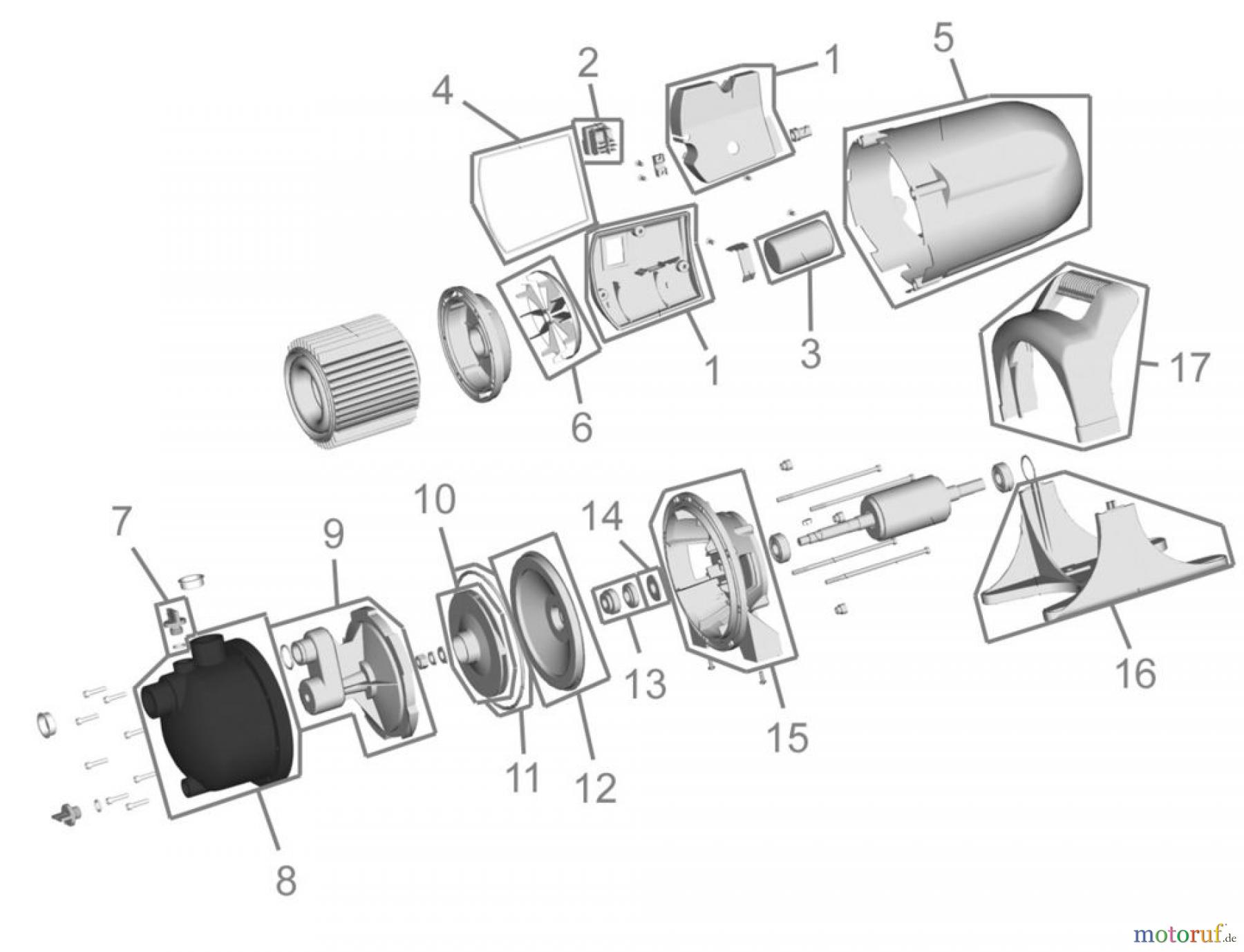 MR Gardener (Güde) GARTENPUMPE GP 3600 - 05007_EM FSL05007-01