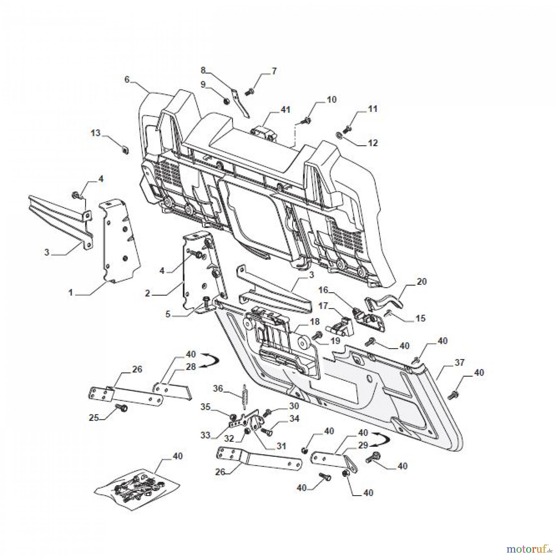 Global Garden Products GGP Aufsitzmäher Sammler Collecting 84cm 2017 MPS 84 Hydro Chassis