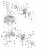 Global Garden Products GGP 2017 FS600V-AS50 Kawasaki Listas de piezas de repuesto y dibujos Cylinder/Crankcase