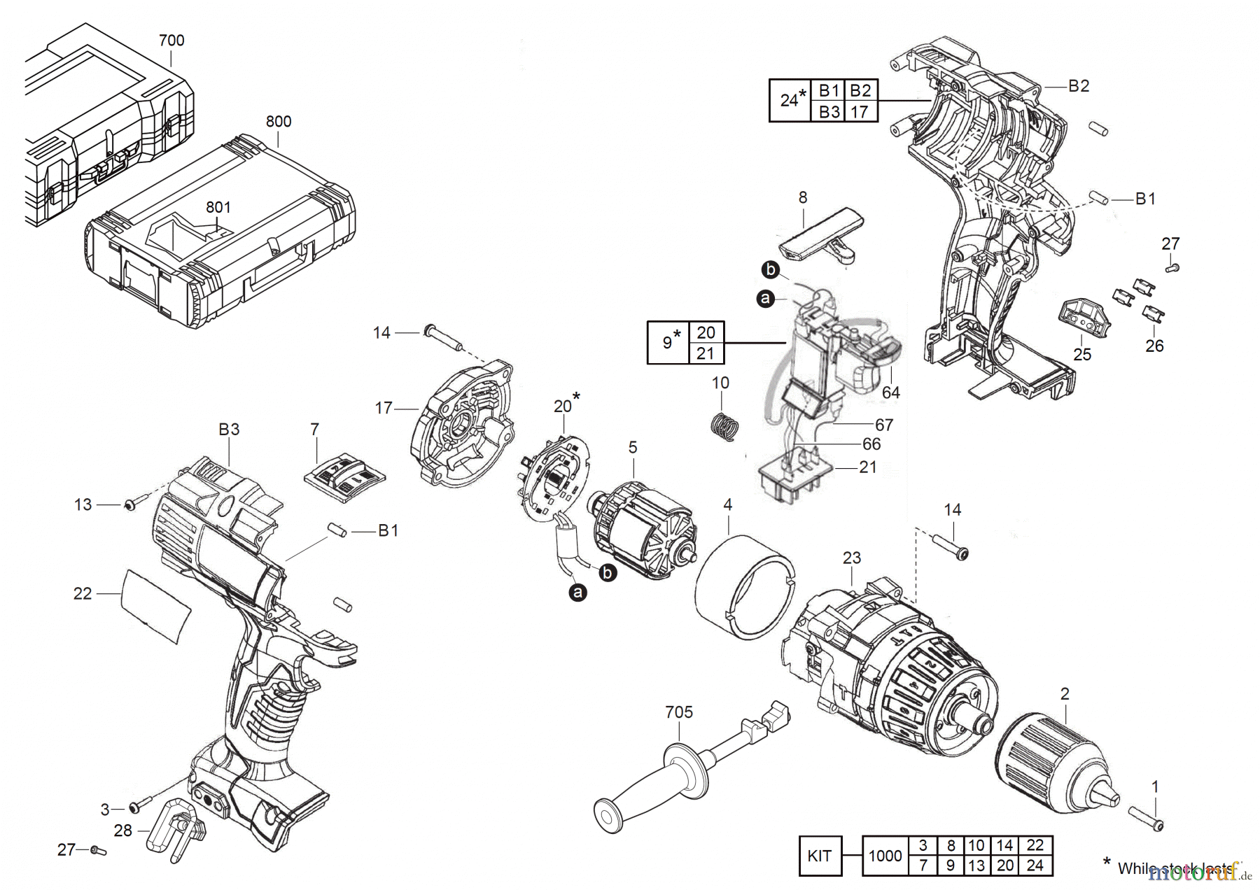 Milwaukee Akku-Geräte Bohren und Meißeln Schlagbohrschrauber HD18PD