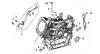 LONCIN Motoren LC175F, LC175FD, LC180F, LC180FD Listas de piezas de repuesto y dibujos Kurbelgehäuse