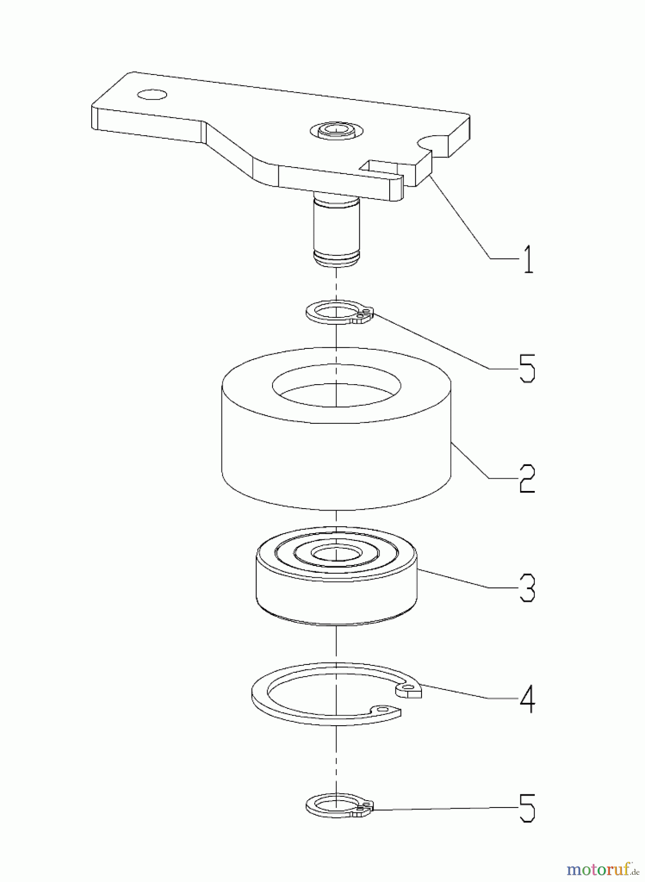AS-Motor (neu) Hochgras Kreiselmäher AS 585 KM ab FNr. 033419100001 Spannrolle