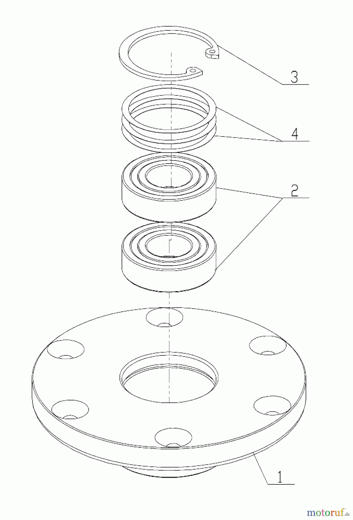 AS-Motor (neu) Hochgras Kreiselmäher AS 585 KM ab FNr. 033420120001 Flansch