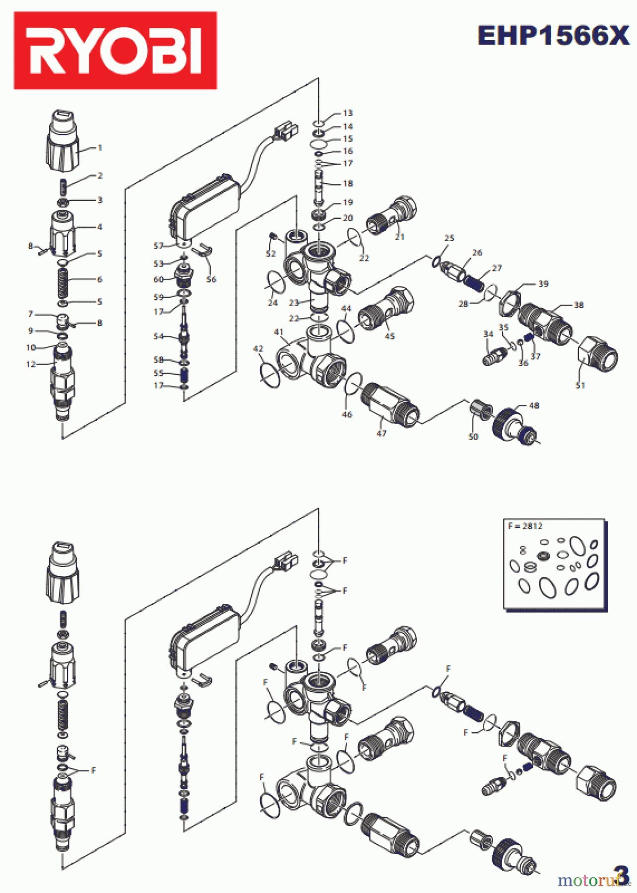  Ryobi Hochdruckreiniger EHP1566X Seite3