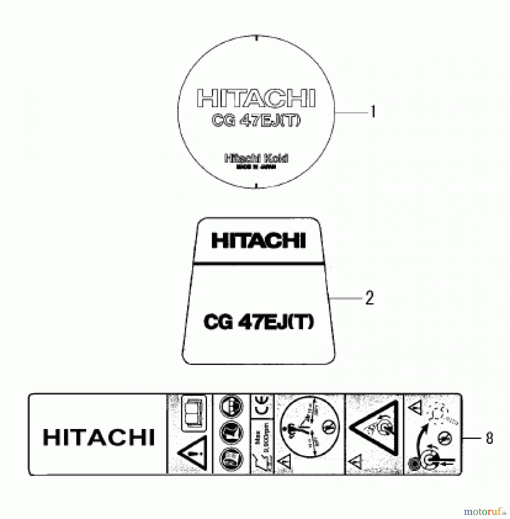  Hitachi Motorsensen ET-Liste CG47EJ-T Seite 12