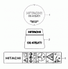 Hitachi ET-Liste CG47EJ-T Listas de piezas de repuesto y dibujos Seite 12