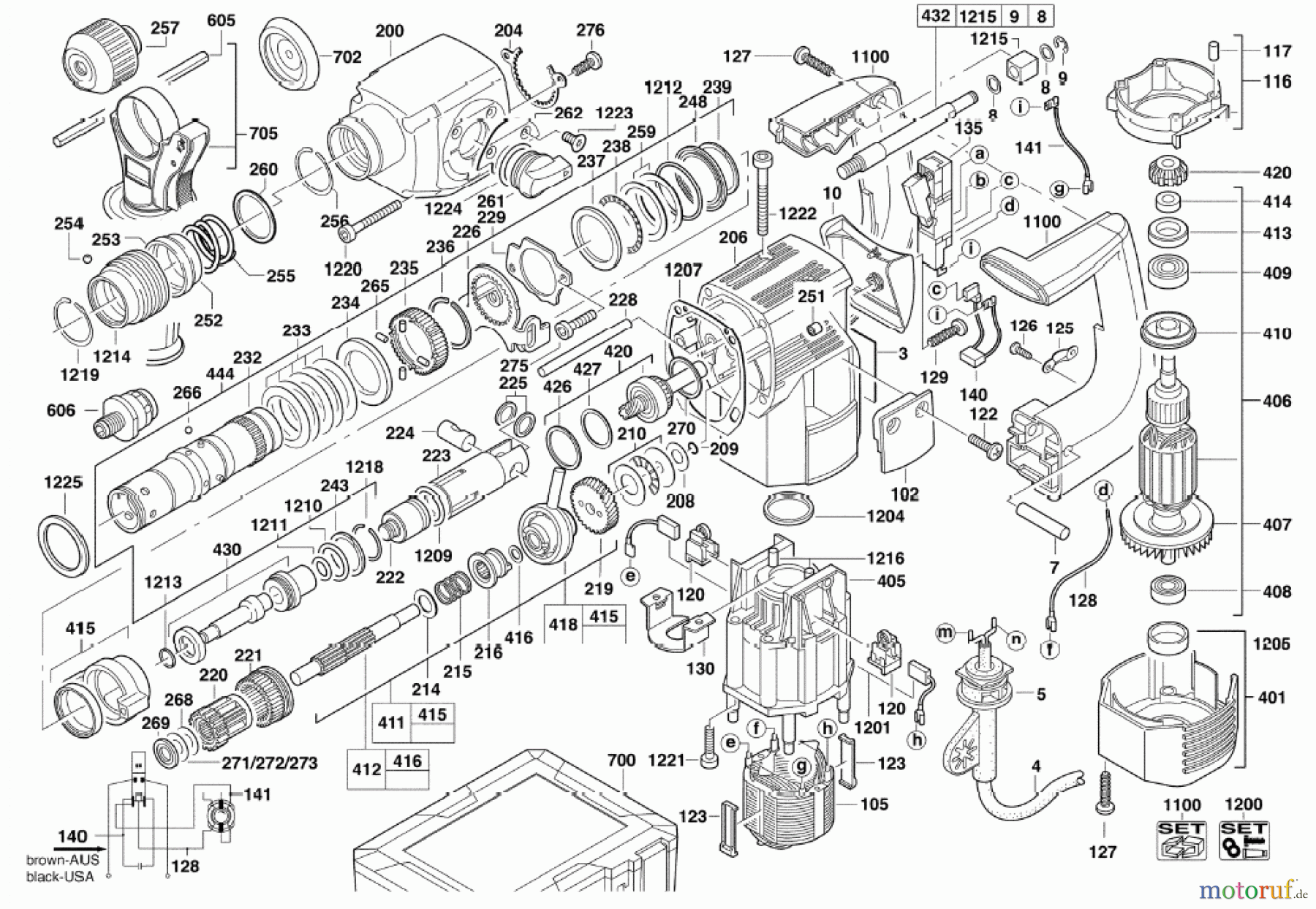 Milwaukee Kabelgeführte Geräte Bohren und Meißeln ältere Geräte Bohrhämmer PLH30XE BOHRHAMMER