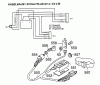 Wolf-Garten SV 4 6150000 Series A (1998) Ricambi Harness, Wiring diagram