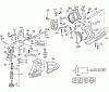 Wolf-Garten OXF 70 7484000 (1996) Listas de piezas de repuesto y dibujos Electric motor, Gearbox