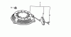 Wolf-Garten GCV 135 2098075 (2003) Ricambi Recoil starter