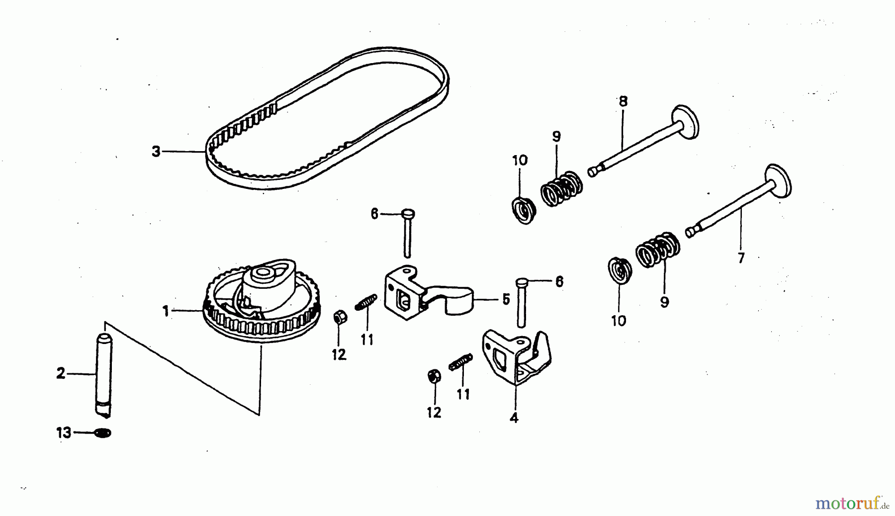  Wolf-Garten Petrol engines Honda GCV 135 2098000-135  (2004) Valve
