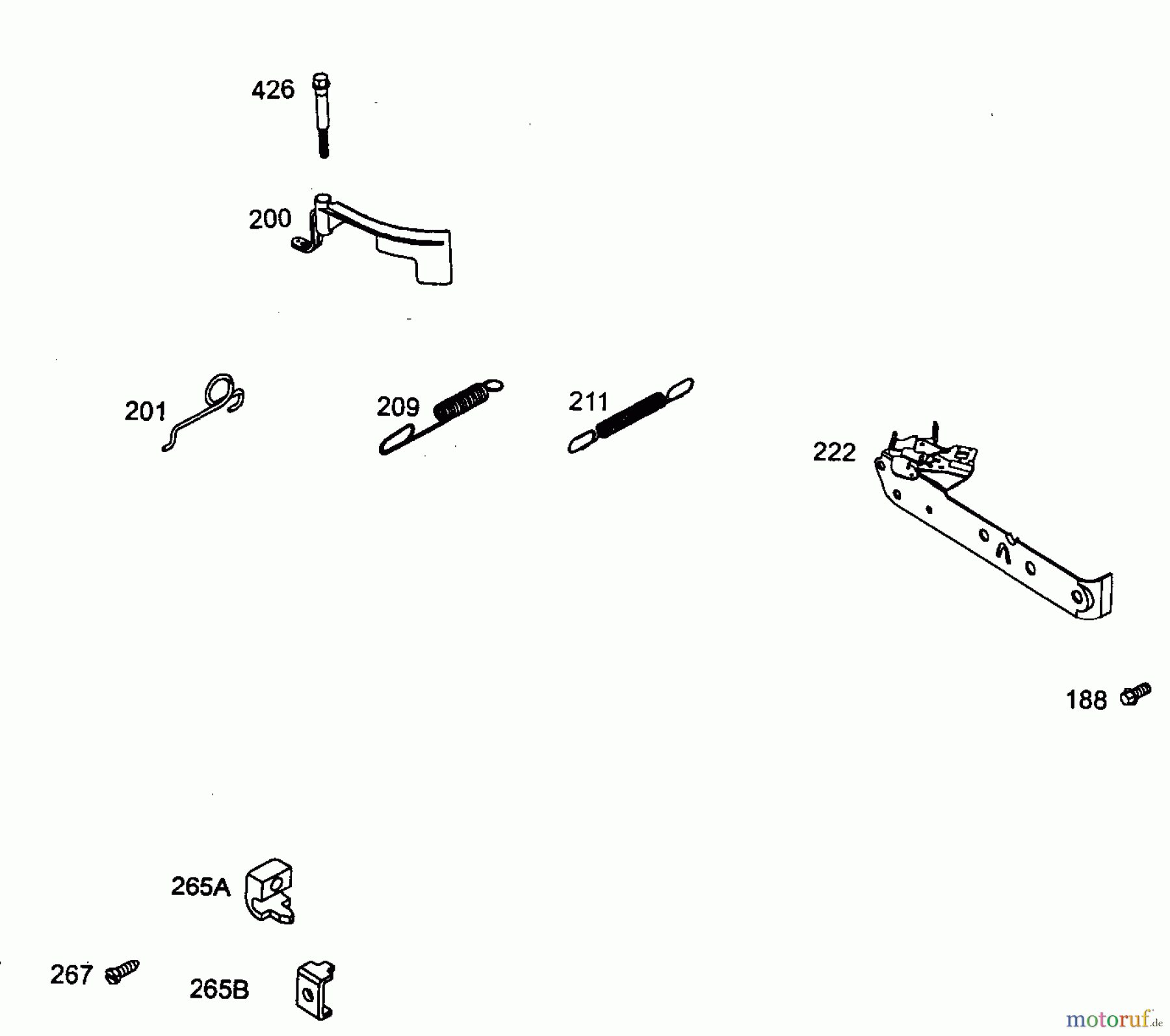  Wolf-Garten Petrol engines Briggs&Stratton Classic 35 2077005  (2006) Control
