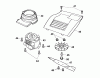 Wolf-Garten P 32 E 9 4901001 Series G, H (2005) Ricambi Cover engine, Blade, Engine