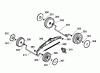 Wolf-Garten Hybrid Power 40 4949002 Series A (2009) Ricambi Height adjustment, Wheels