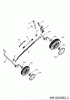 Wolf-Garten Esprit 40 E 4961003 Series A, B, C (2002) Ricambi Height adjustment, Wheels