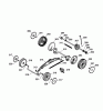 Wolf-Garten Compact plus 40 EA-1 4975000 Series A (2007) Ricambi Height adjustment, Wheels
