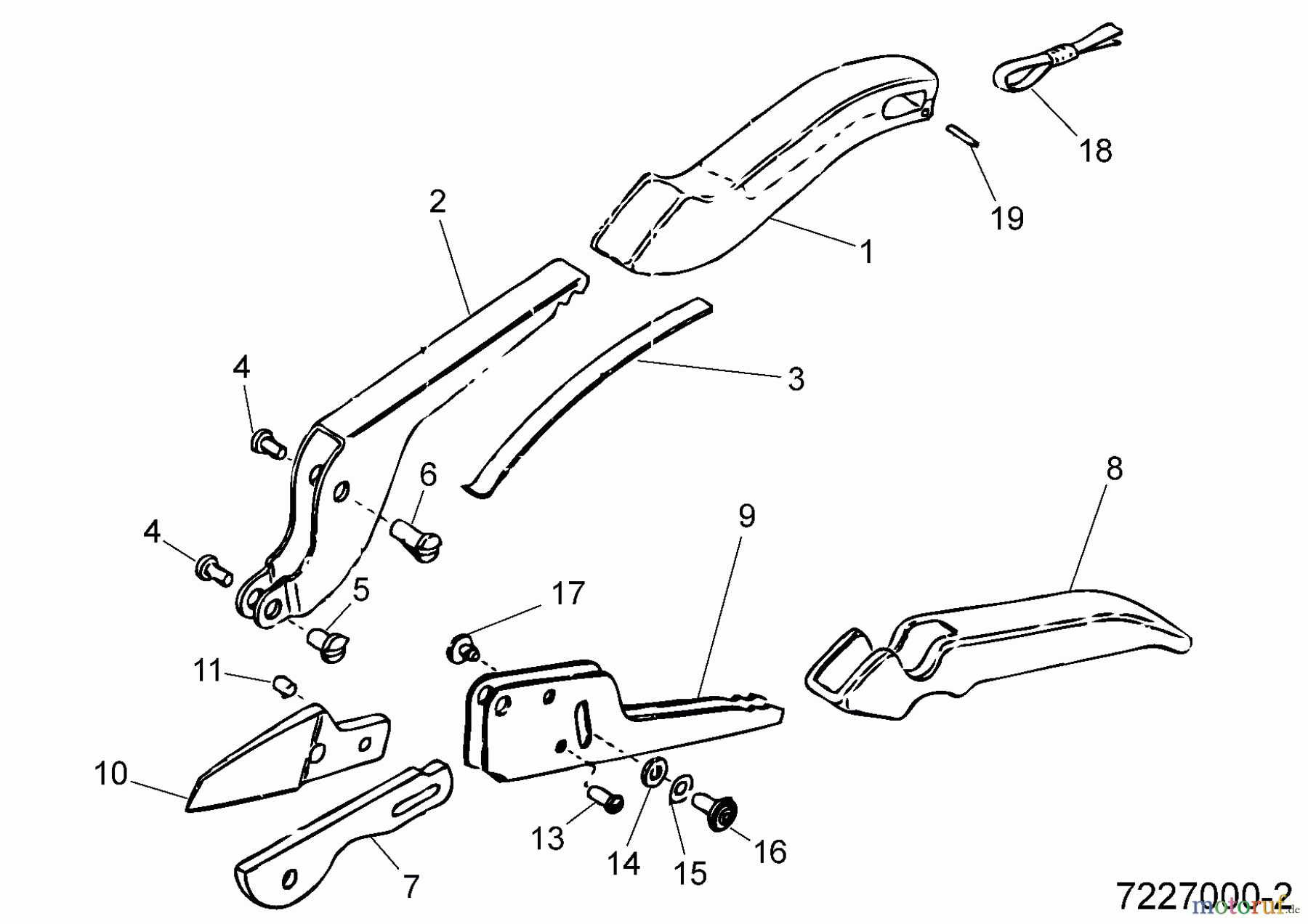  Wolf-Garten Secateurs RS 22 7227000  (1995) Basic machine