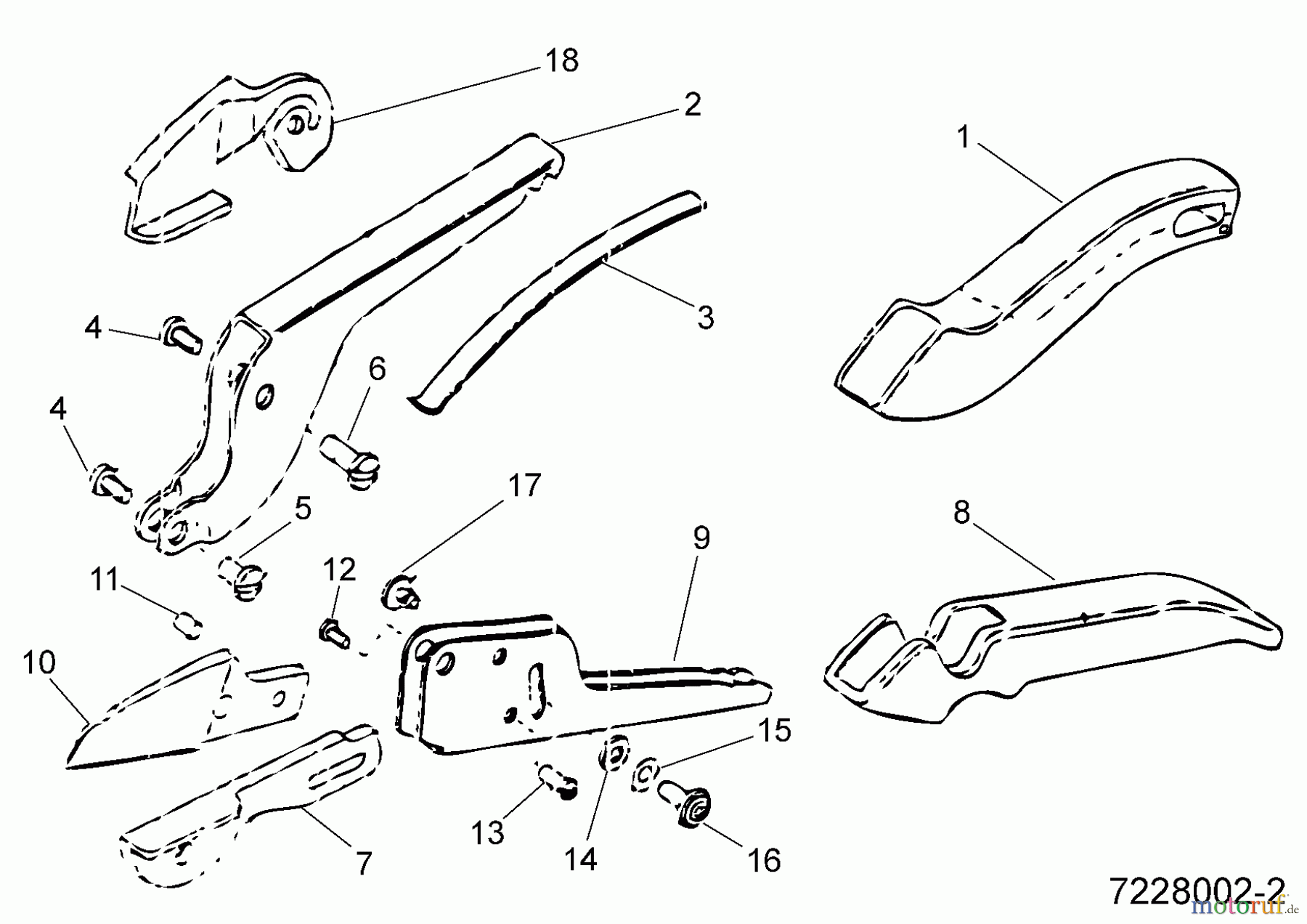  Wolf-Garten Secateurs RS 19 G 7228002  (1995) Basic machine