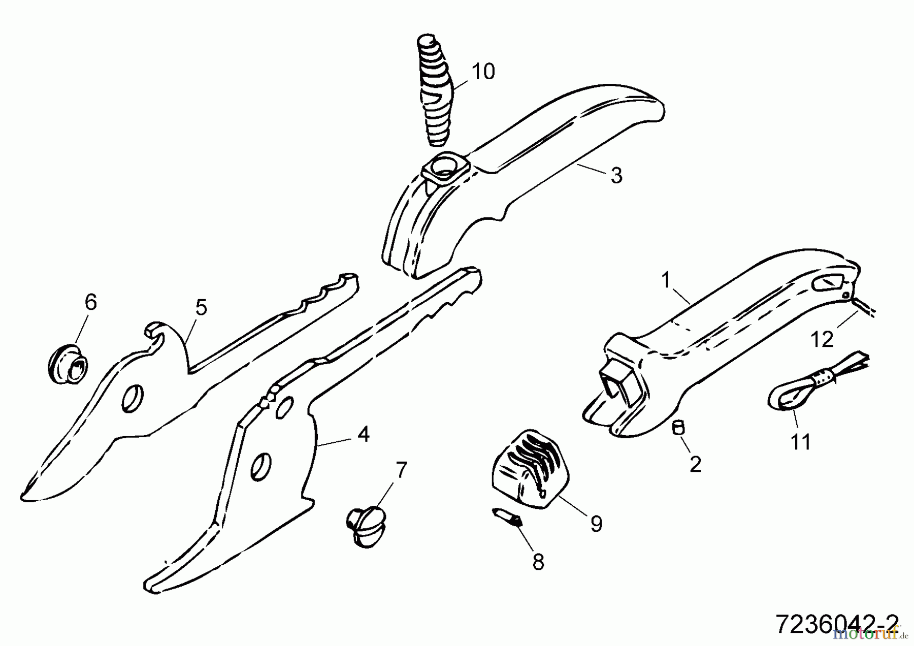  Wolf-Garten Secateurs RR 22 7236042  (1995) Basic machine
