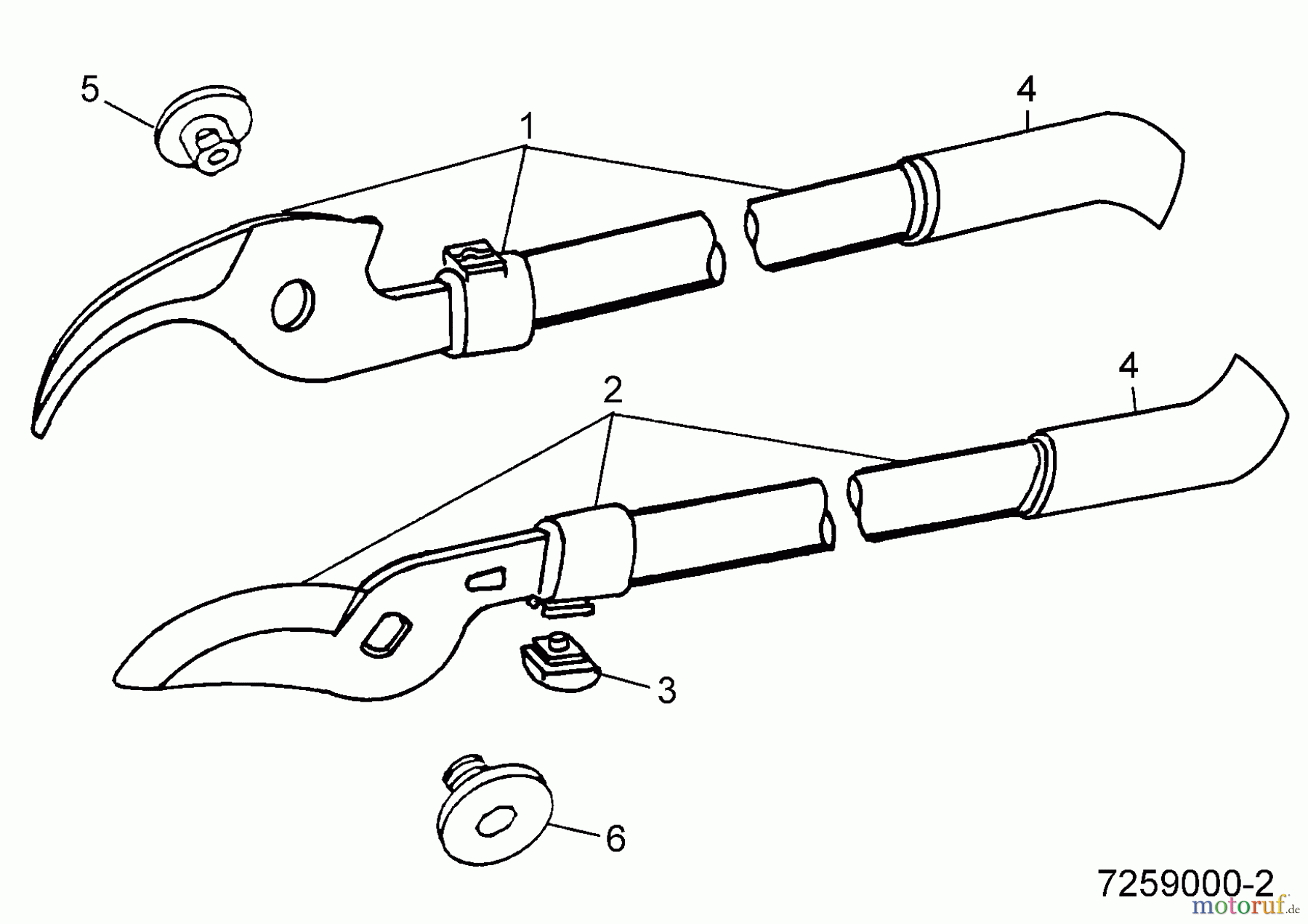 Wolf-Garten Loppers RR-B 7259000  (2003) Basic machine