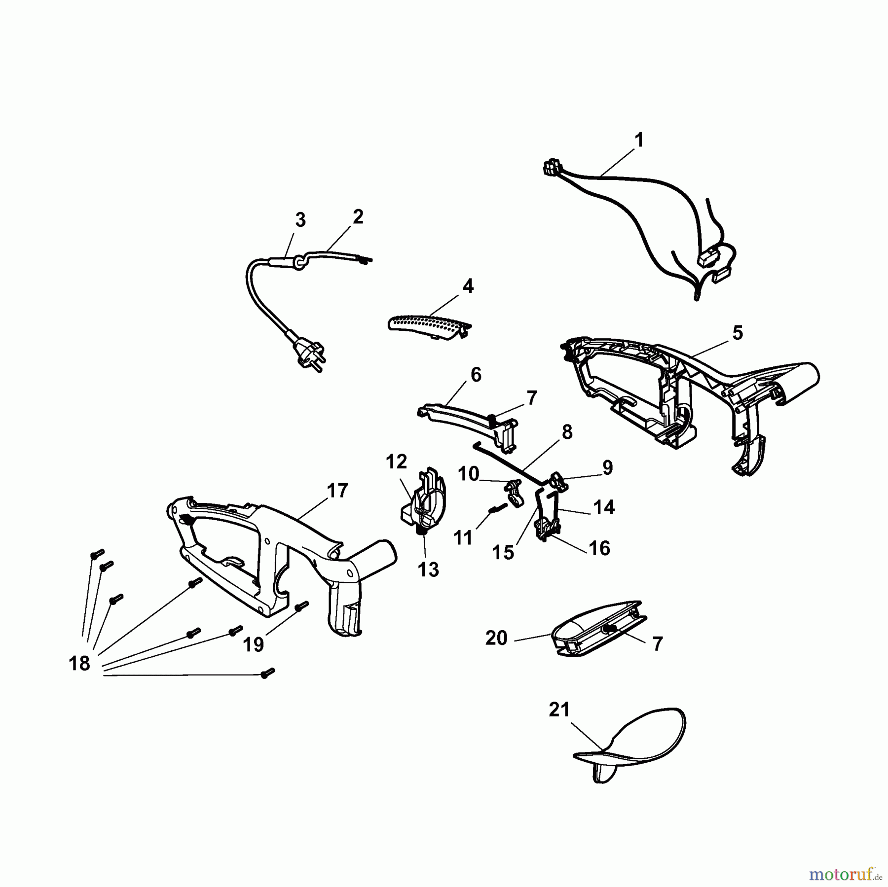 Wolf-Garten Hedge shears HSE 55 V 7445003 Series A  (2007) Handle
