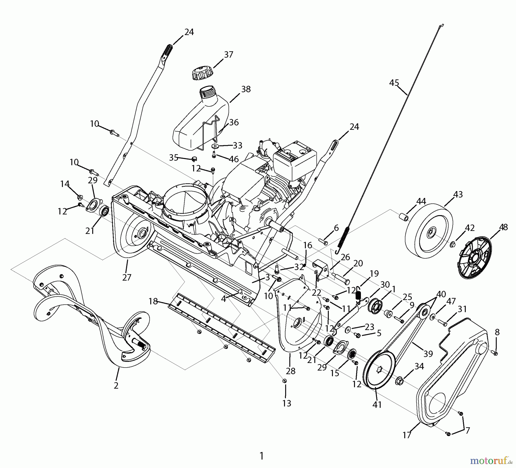 CRAFTSMAN Divers SPAZZANEVE 247.116831 Seite 1