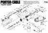 PORTER CABLE TIGER SAW WQUIKCLAMP PC9735 Ricambi Seite 1