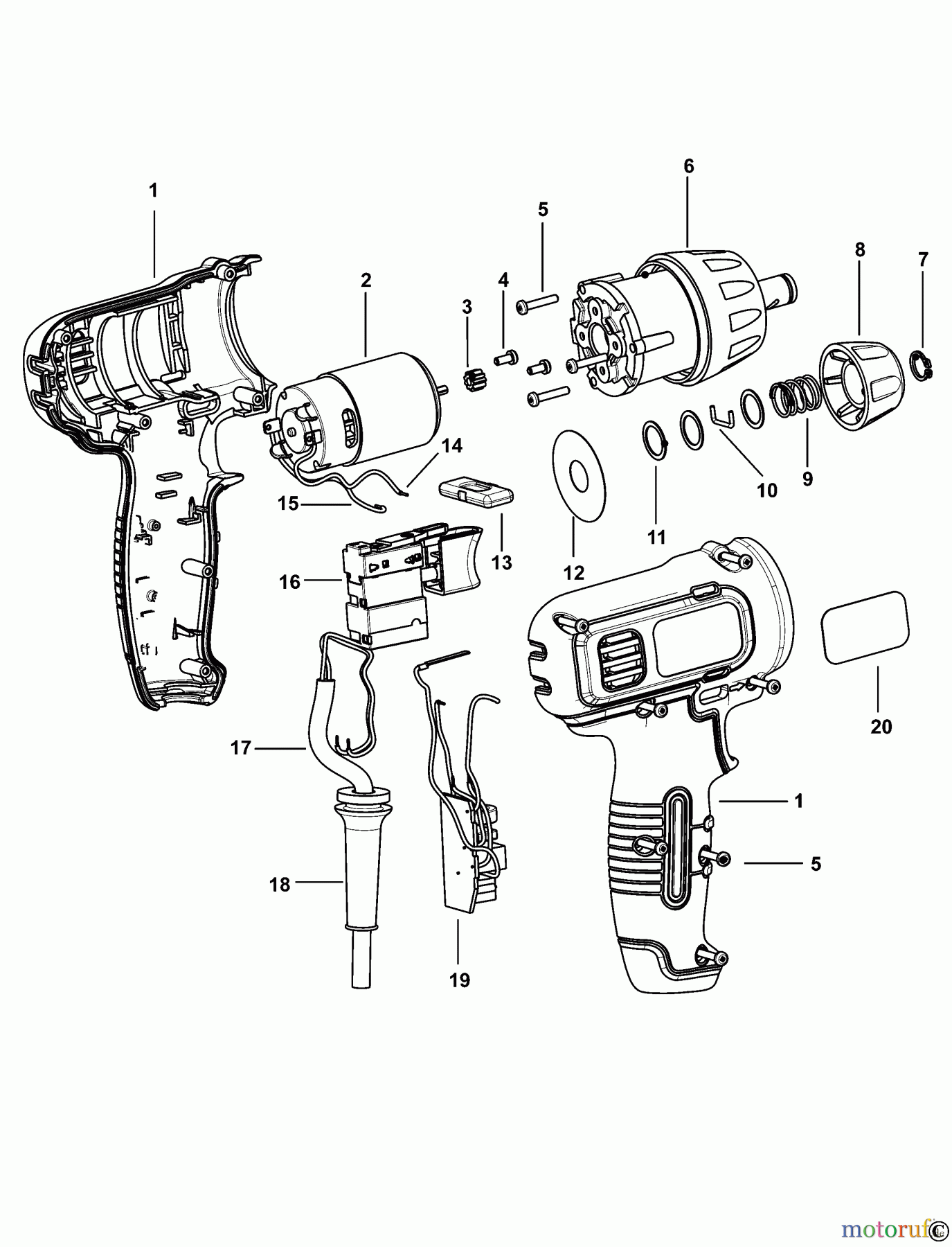 BLACK+DECKER INTERNO TRAPANI TRAPANO KR151 Seite 1