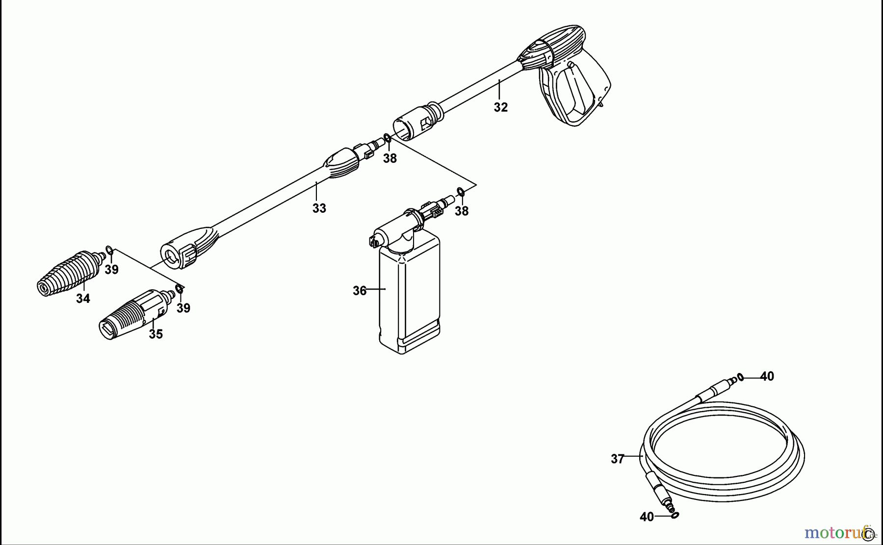  BLACK+DECKER ESTERNO IDROPULITRICI, POMPE, COMPRESSORI, GENERATORI IDROPULITRICE BW15 Seite 1