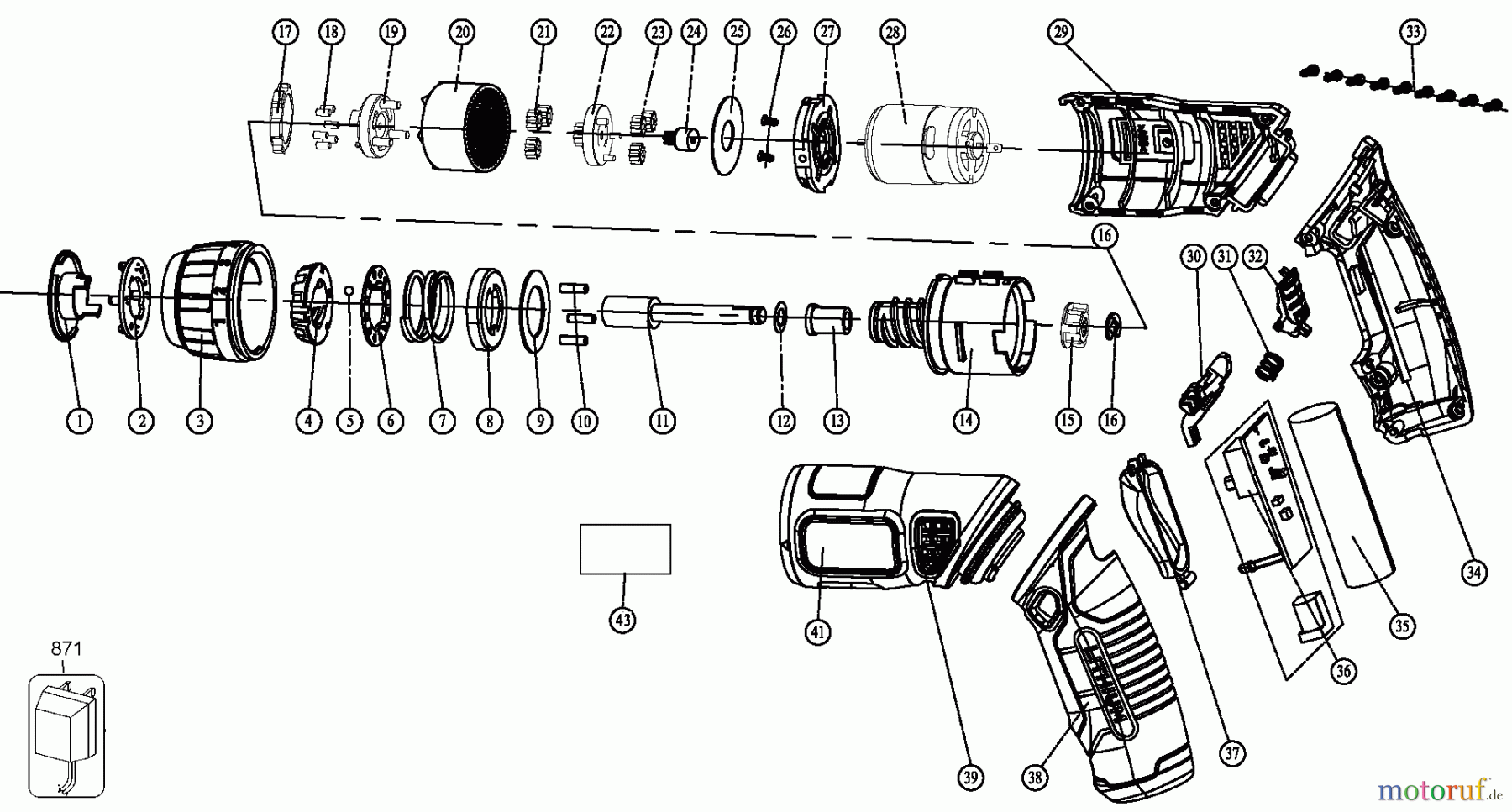  BLACK+DECKER PROFESSIONALE CACCIAVITI, CRICCHETTI E CHIAVI INGLESI CACCIAVITE BDCS36F Seite 1