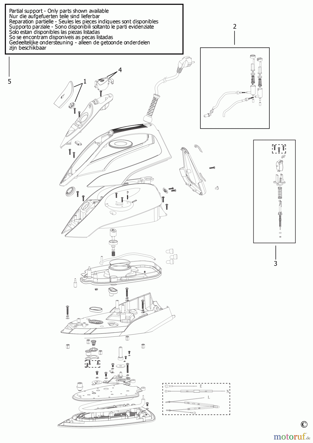 BLACK+DECKER DOMESTICA FERRI FERRO A VAPORE BXIR2403E Seite 1