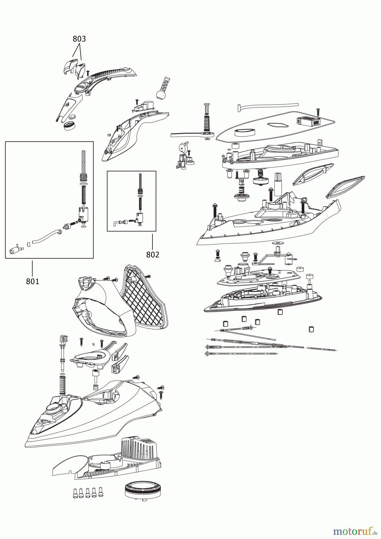 BLACK+DECKER DOMESTICA FERRI FERRO A VAPORE BXIR3000E Seite 1