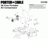 PORTER CABLE A 2.0HP 4G BP PL 1STG 120 C2150 Ricambi Seite 1