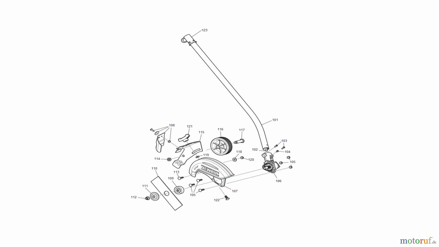  DEWALT Attrezzi da giardino LAWNEDGER DCED472B Seite 2