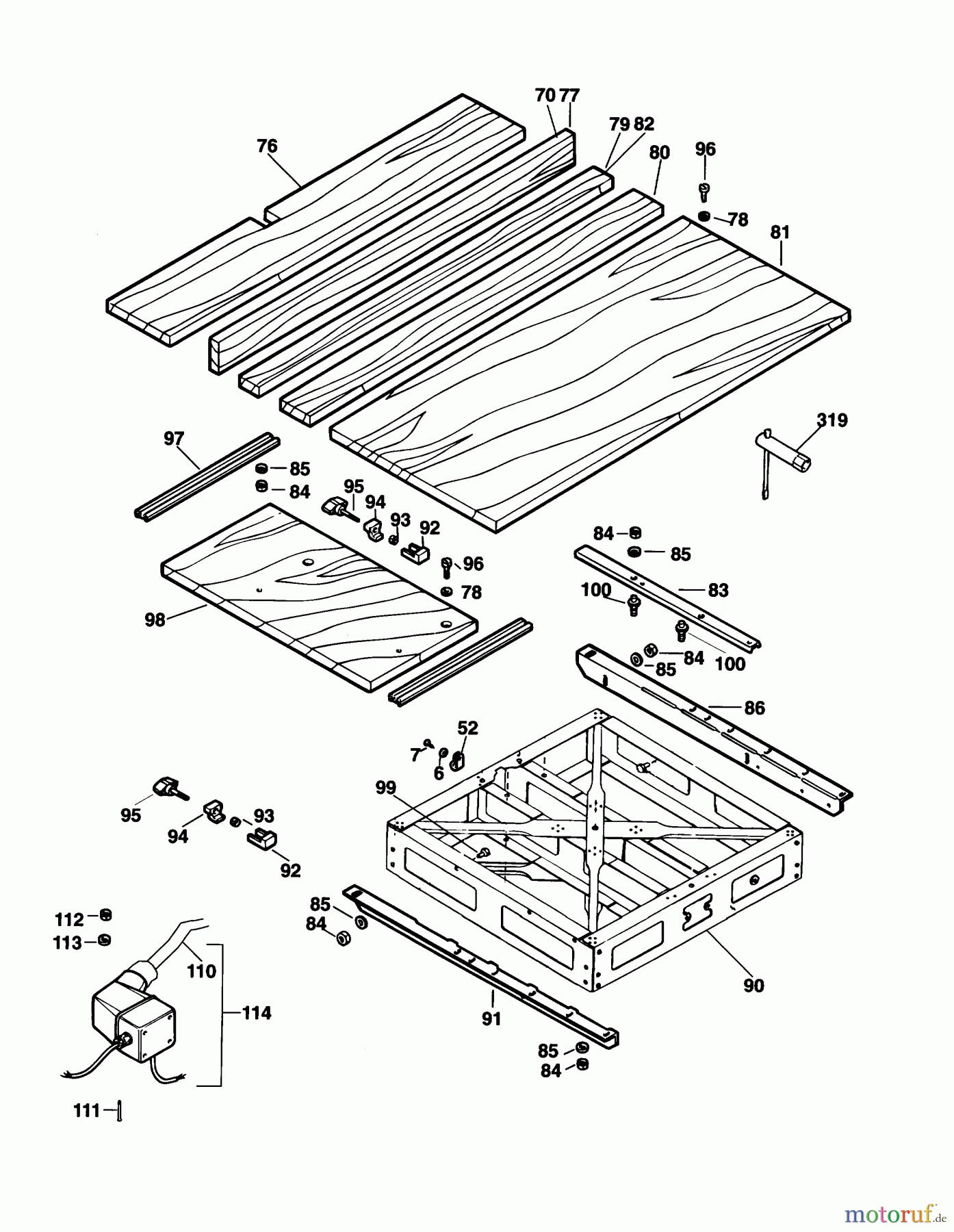  ELU WOODWORKING RADIAL ARM SAWS/TRAVERSE CONTROLS SEGA A BRACCIO RADIALE RAS8003---B Seite 2