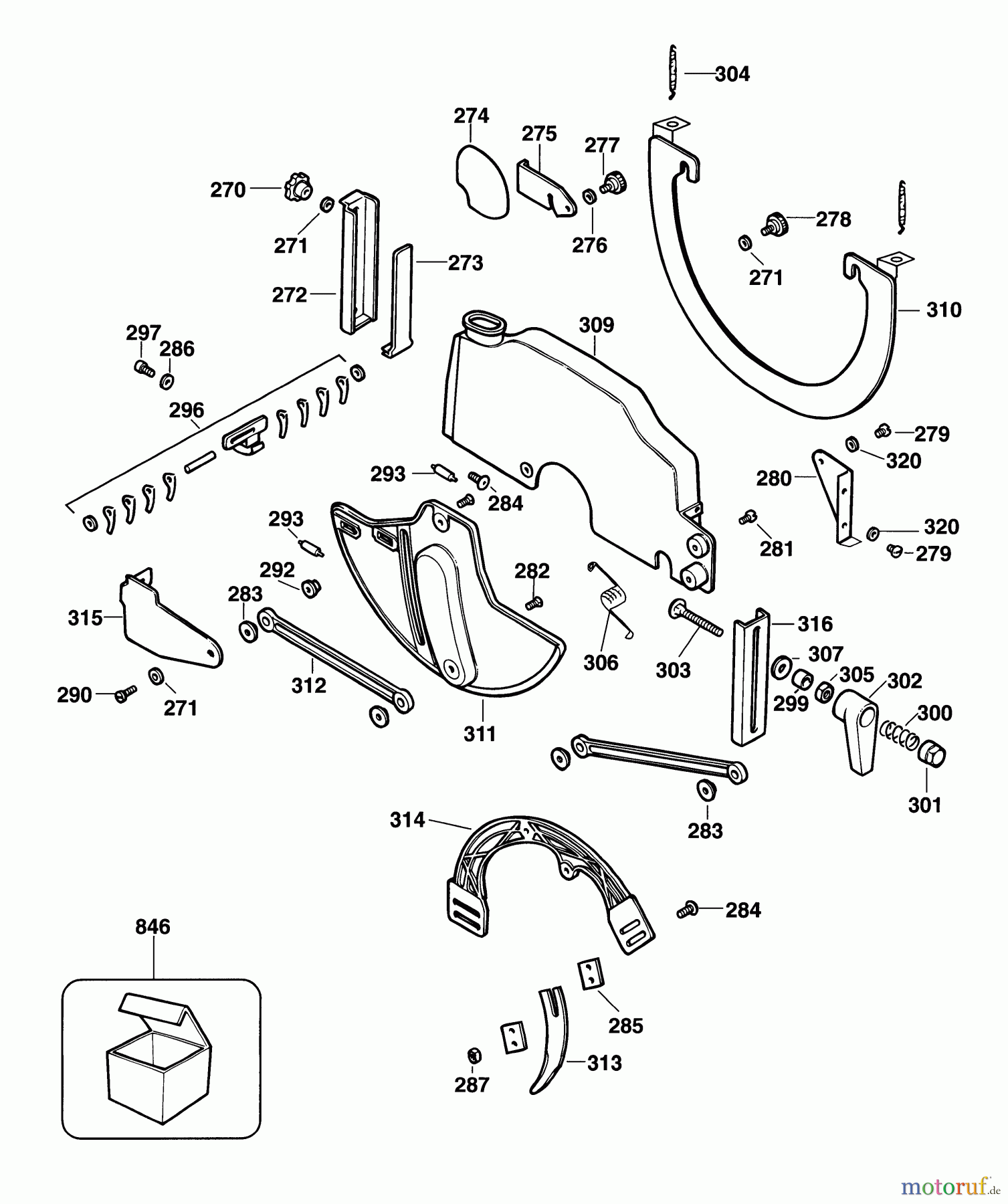 ELU WOODWORKING RADIAL ARM SAWS/TRAVERSE CONTROLS SEGA A BRACCIO RADIALE RAS1751 Seite 6