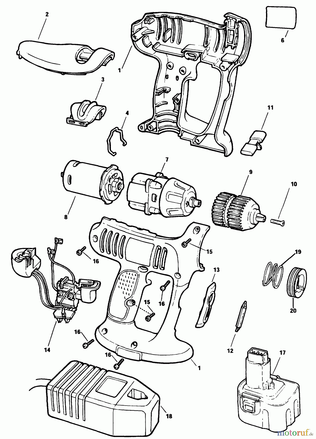 BLACK+DECKER INTERNO TRAPANI TRAPANO KC1882CK Seite 1