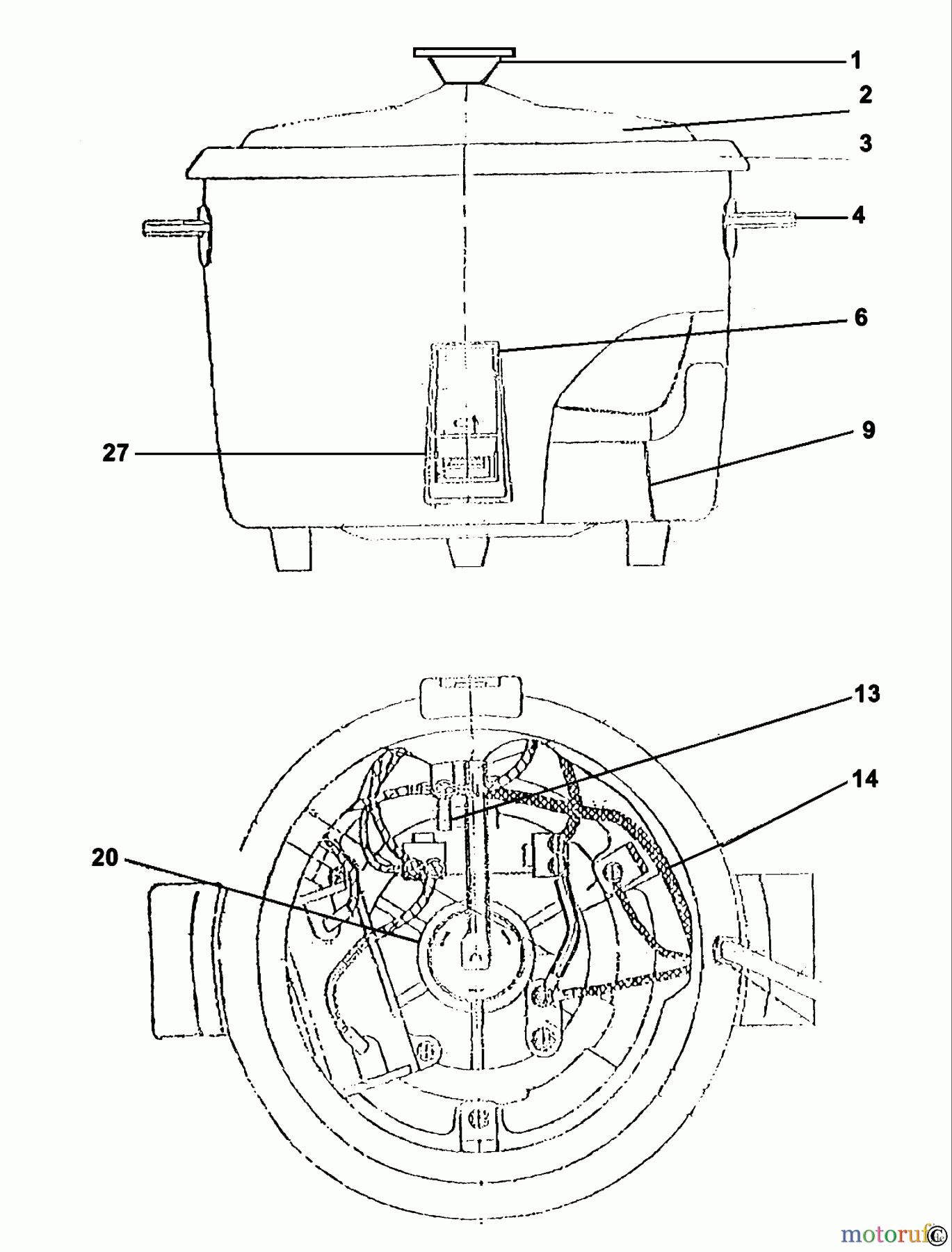 BLACK+DECKER DOMESTICA CUCINA BOLLITORE ELETTRICO PER IL RISO RC30 Seite 1