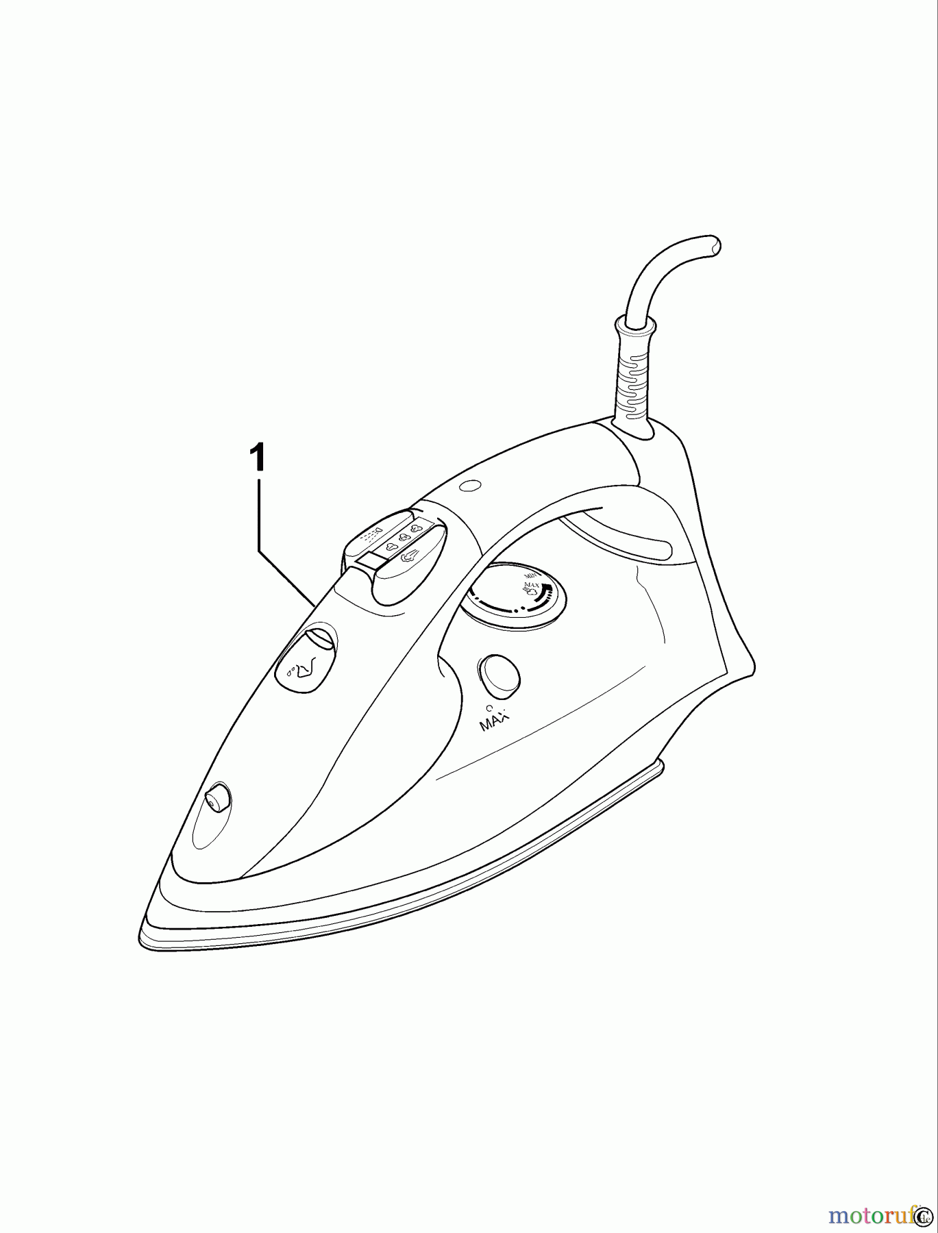 BLACK+DECKER DOMESTICA FERRI FERRO A VAPORE X810 Seite 1