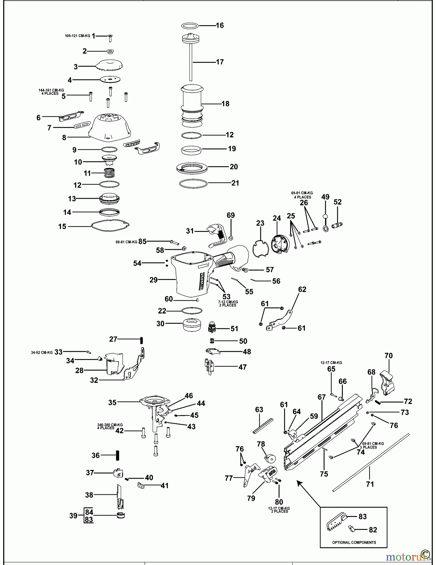 DEWALT FISSAGGIO Chiodatrice CHIODATRICE DPN9033SM Seite 1