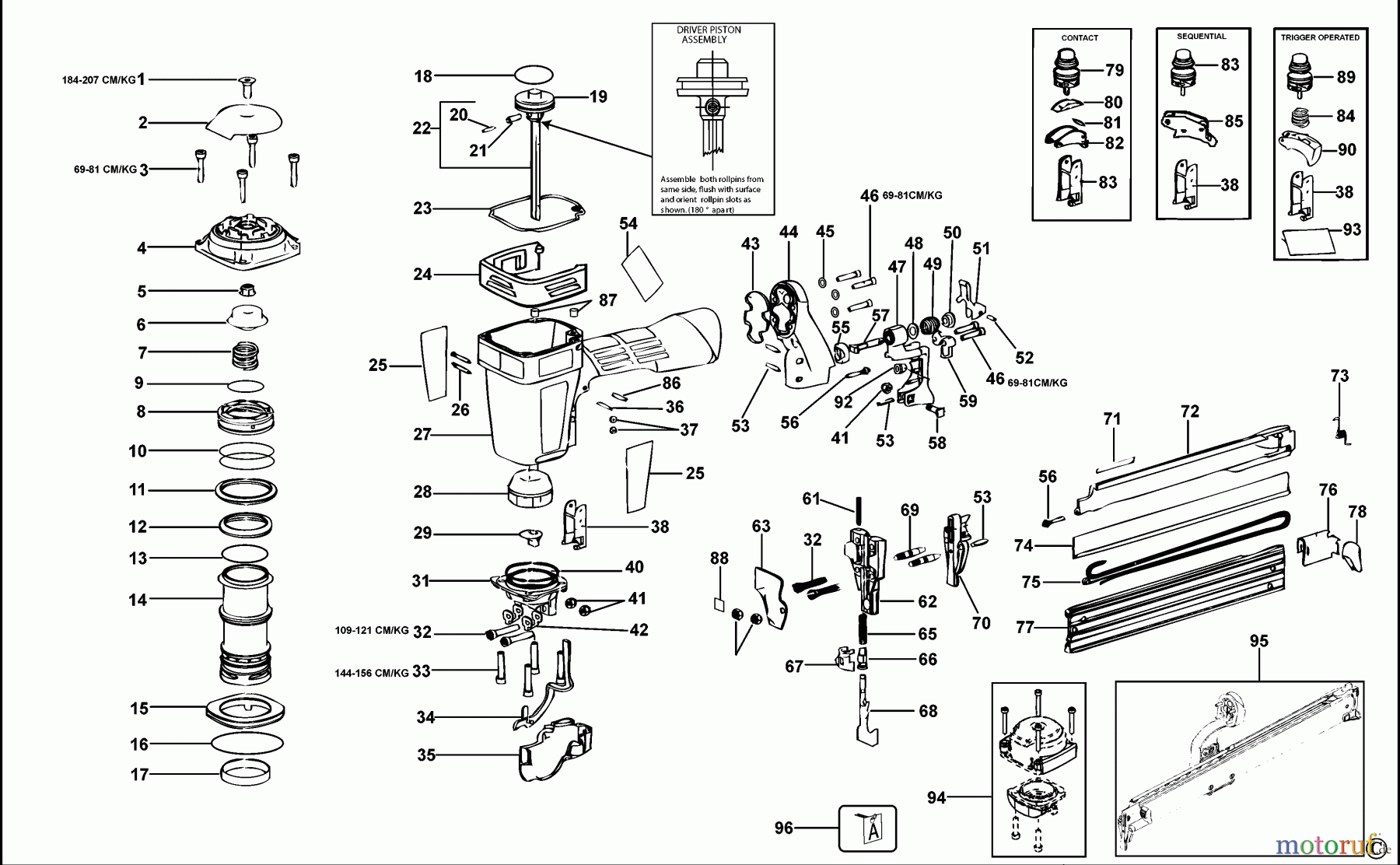  BOSTITCH STAPLER CUCITRICE PNEUMATICA 650S5-1 Seite 1