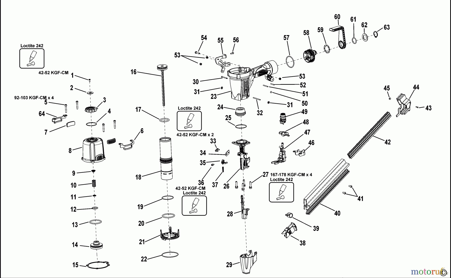 DEWALT FISSAGGIO Chiodatrice CHIODATRICE DPN250MCN Seite 1