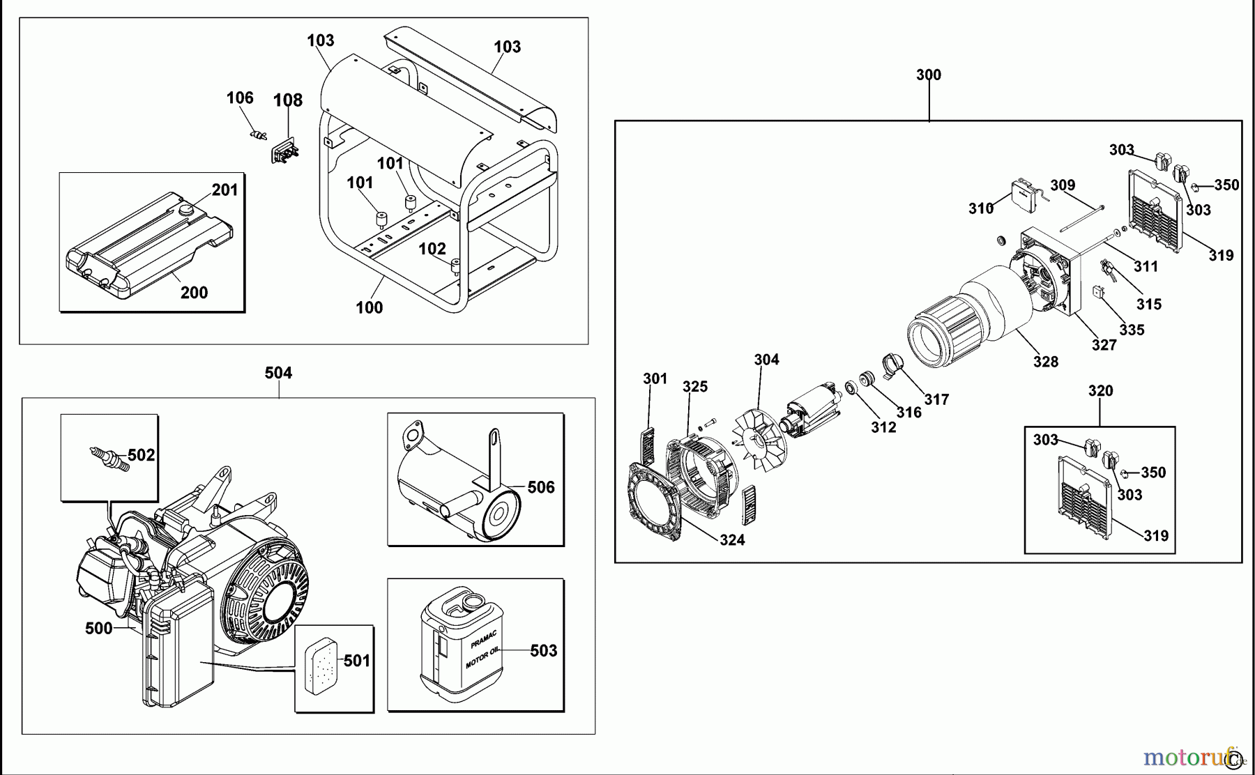 DEWALT Prodotti a benzina GENERATORE PE292SHI019 Seite 1