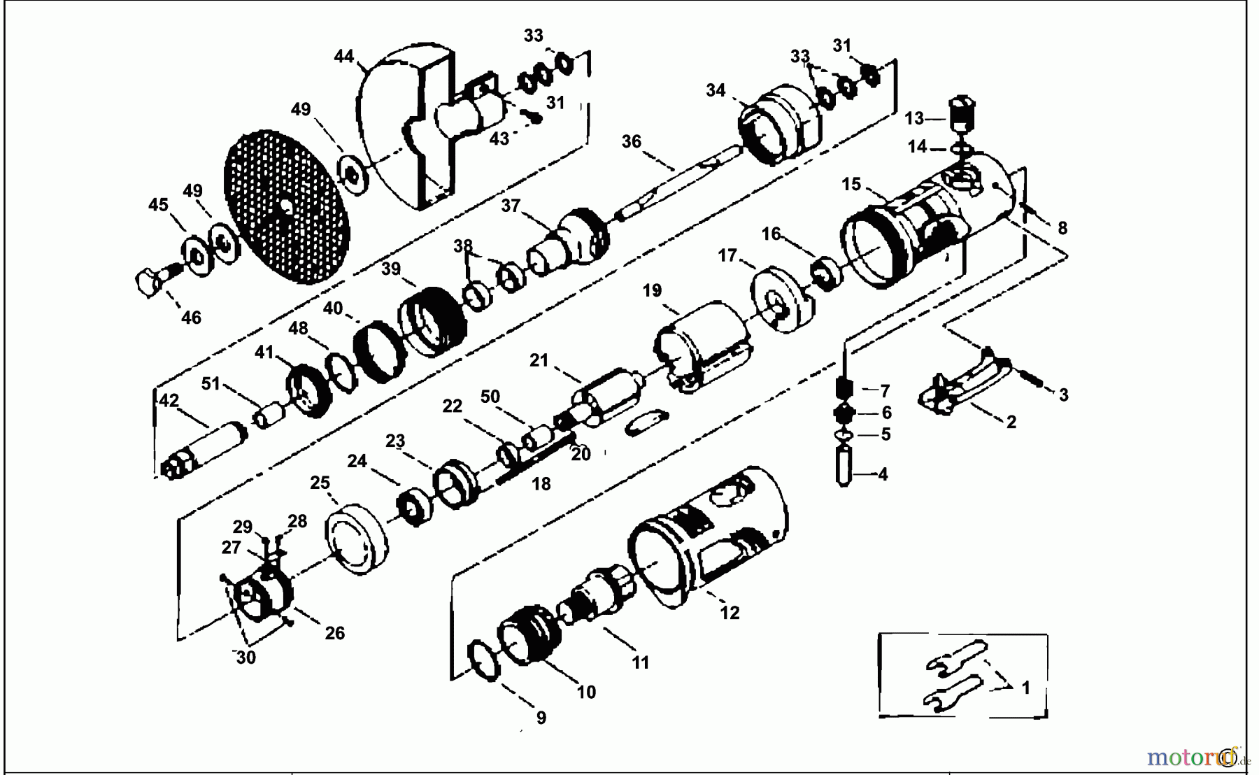 MAC POWER TOOLS TAGLIARE LA MACCHINA AT35A Seite 1